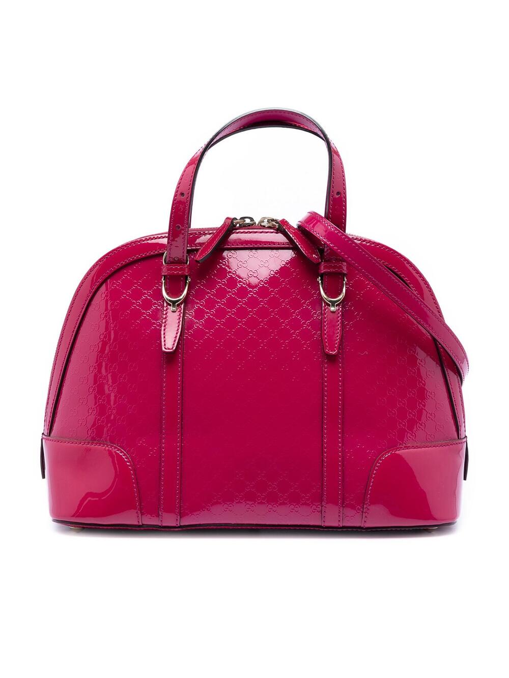 Gucci Small Microssima Patent Nice Dome #341128G52B